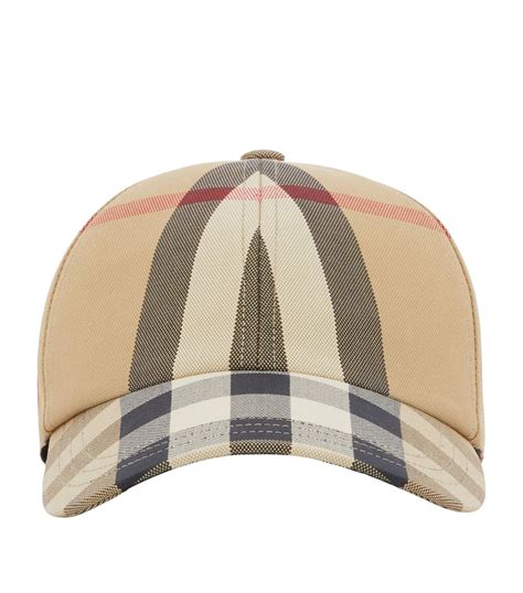 burberry check ball cap